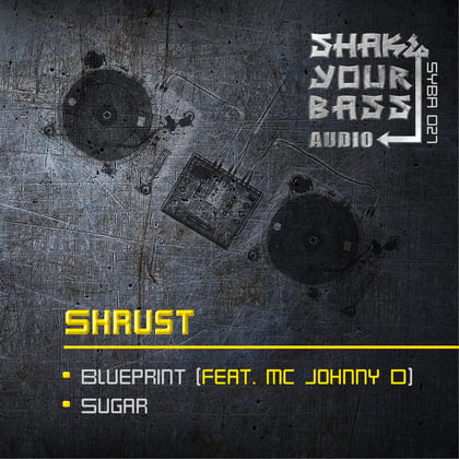 Blueprint / Sugar album by Shrust - Drum and Bass Cover Art