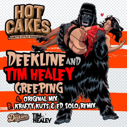 Creeping album by Deekline - Drum and Bass Cover Art