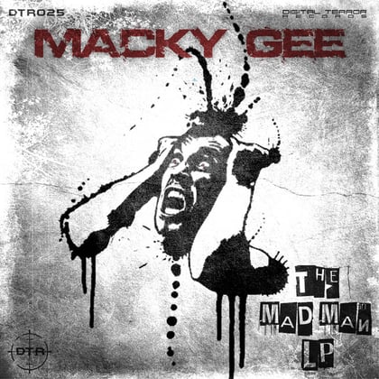 The 'Mad Man' LP album by Macky Gee - Drum and Bass Cover Art