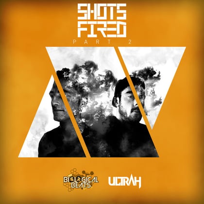 Shots Fired album by Ultrah - Drum and Bass Cover Art
