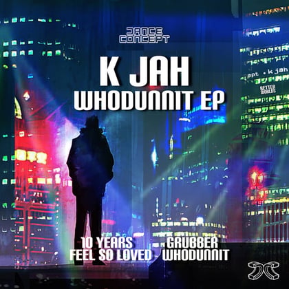 10 Years album by K Jah - Drum and Bass Cover Art