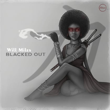 Blacked Out album by Will Miles - Drum and Bass Cover Art