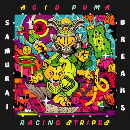 Acid Puma Racing Stripes album by Samurai Breaks & Hi Hatz - Drum and Bass Cover Art