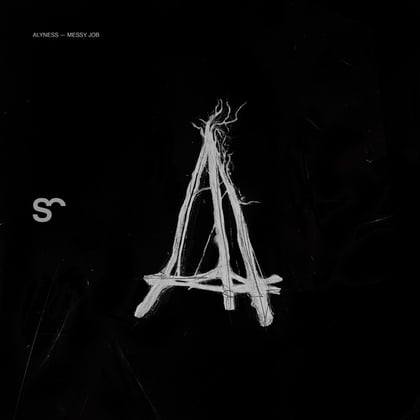 Messy Job album by Alyness - Drum and Bass Cover Art