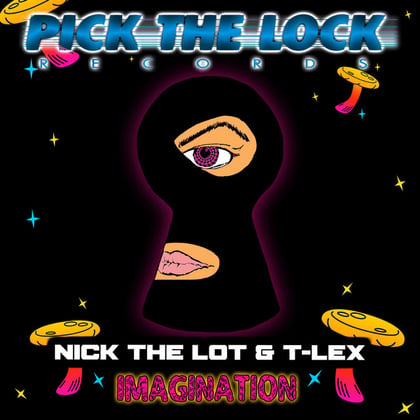 Imagination album by Nick The Lot & T-Lex - Drum and Bass Cover Art