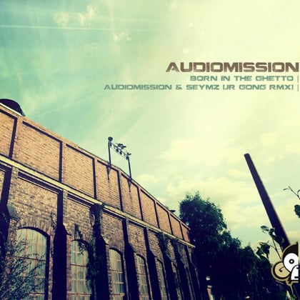 Born in the Ghetto album by Audiomission - Drum and Bass Cover Art