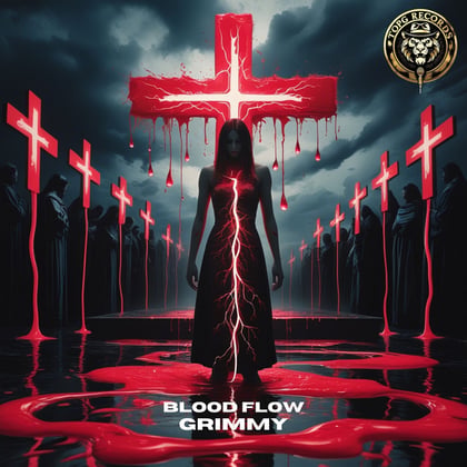 Blood Flow album by Grimmy - Drum and Bass Cover Art