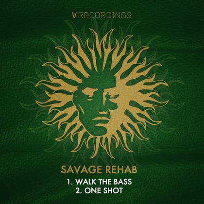 Walk the Bass / One Shot album by Savage Rehab - Drum and Bass Cover Art
