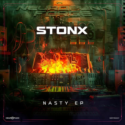 Nasty EP album by Stonx - Drum and Bass Cover Art