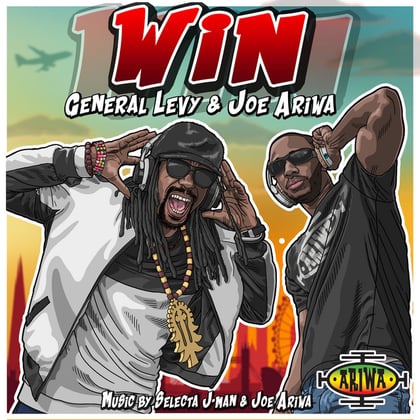 Win album by General Levy, Selecta J-Man & Joe Ariwa - Drum and Bass Cover Art