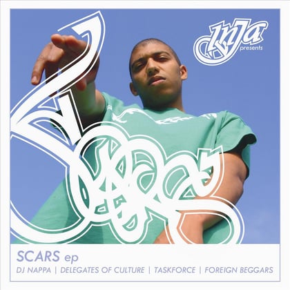 Scarz Ep album by Inja - Drum and Bass Cover Art