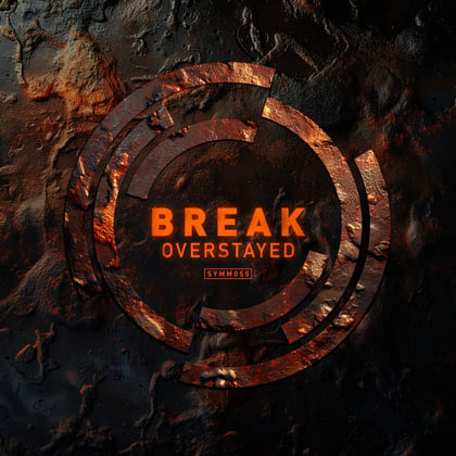 Overstayed album by Break - Drum and Bass Cover Art