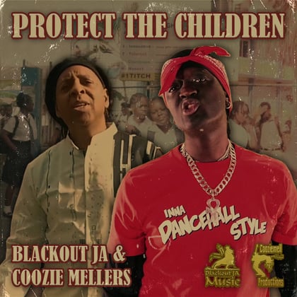 PROTECT THE CHILDREN album by Lowriderz, Blackout JA & Coozie Mellers - Drum and Bass Cover Art