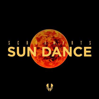 Sun Dance album by Screamarts - Drum and Bass Cover Art