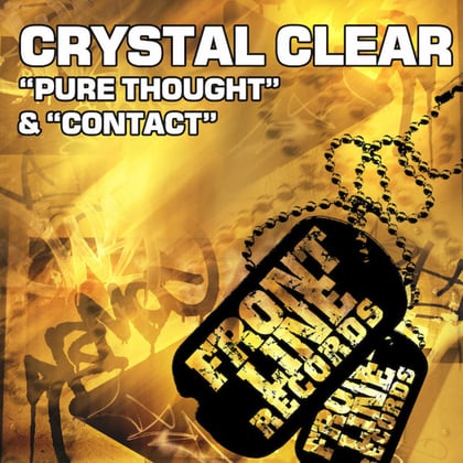 Pure Thought / Contact album by Crystal Clear - Drum and Bass Cover Art