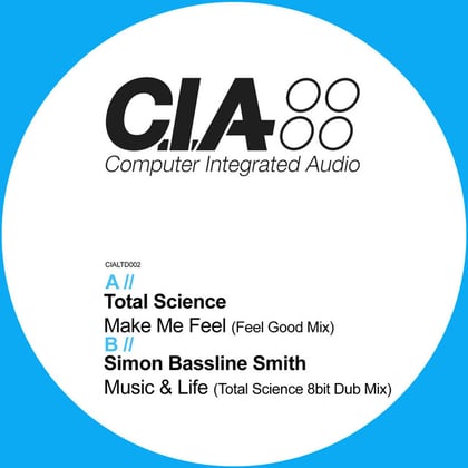 Make Me Feel (Feel Good Mix) / Music & Life (Total Science 8bit Dub Mix) album by Total Science & Bassline Smith - Drum and Bass Cover Art