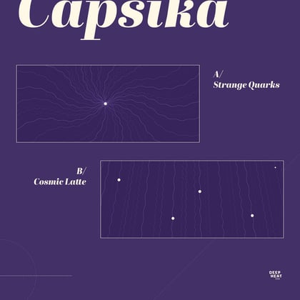 Strange Quarks / Cosmic Latte album by Capsika - Drum and Bass Cover Art