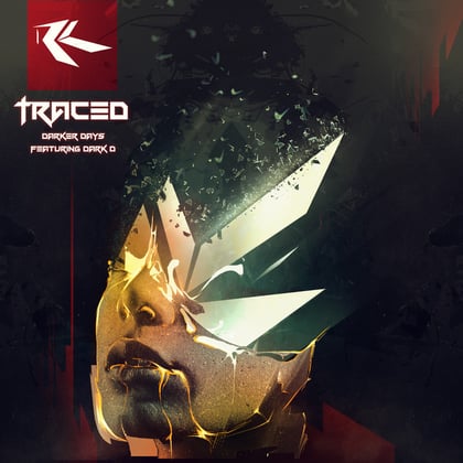 Darker Days featuring Dark D album by TRCD - Drum and Bass Cover Art