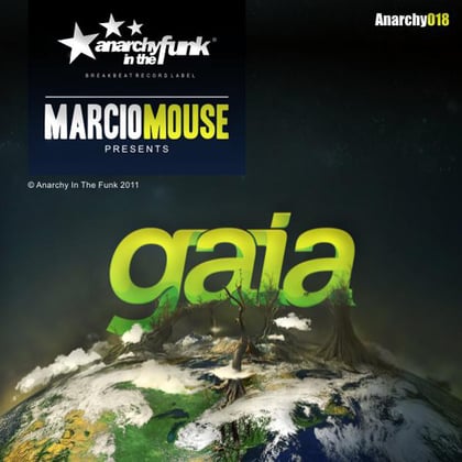 Gaia EP album by Marcio Mouse - Drum and Bass Cover Art