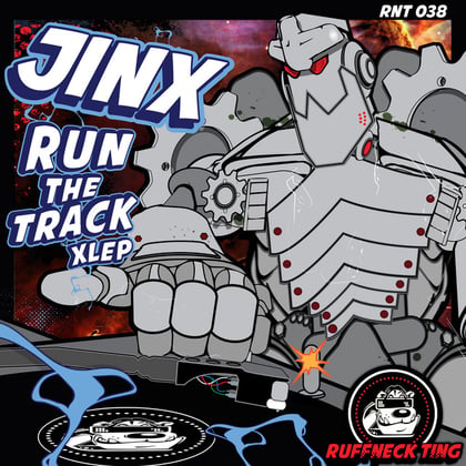 Run The Track XLEP album by Jinx - Drum and Bass Cover Art