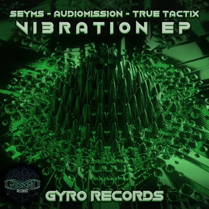 Vibration album by Audiomission - Drum and Bass Cover Art