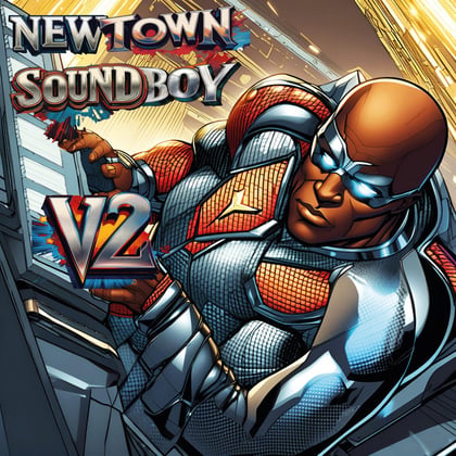 New Town Sound Boy V2 album by Good 2Bad And Hugly - Drum and Bass Cover Art