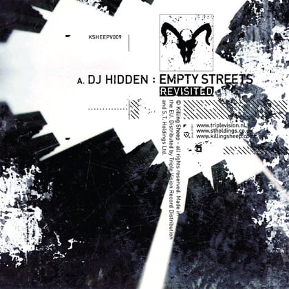 Empty Streets Revisited / Times Like These VIP album by DJ Hidden - Drum and Bass Cover Art