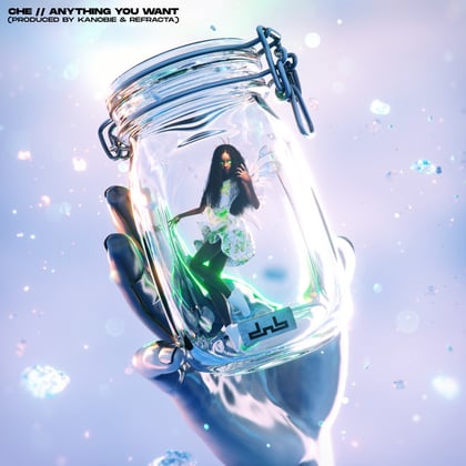 Anything You Want (with Kanobie & Refracta) album by Kanobie - Drum and Bass Cover Art
