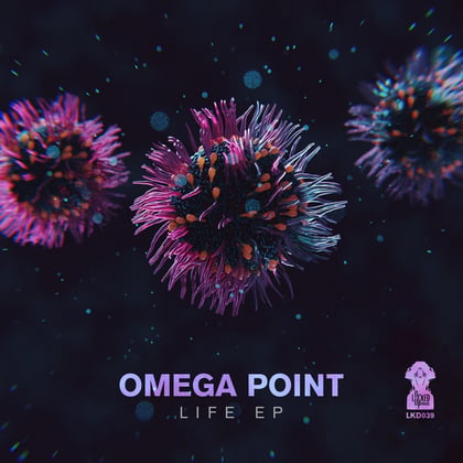 Life EP album by Omega Point - Drum and Bass Cover Art