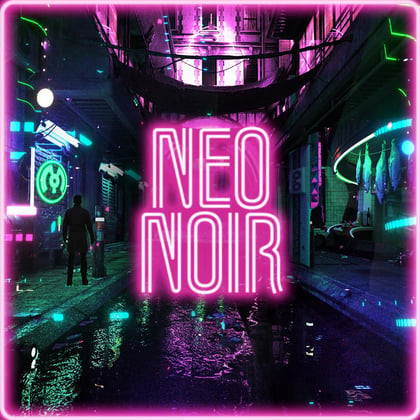 Neo Noir album by Paige Julia, Beat Kitty, The Widdler & 6Blocc - Drum and Bass Cover Art