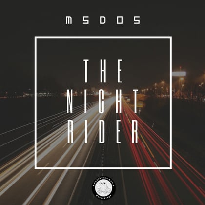 The Night Rider EP album by MSDOS - Drum and Bass Cover Art
