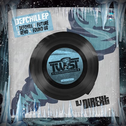 Defchill EP album by DJ Direkt - Drum and Bass Cover Art