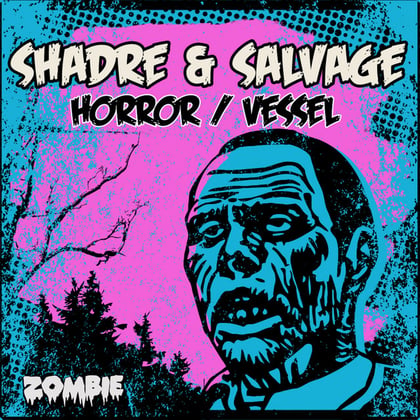Horror / Vessel album by Shadre & Salvage - Drum and Bass Cover Art