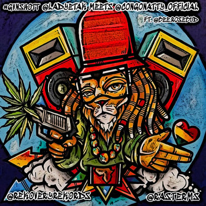GVNSHOTT REMIXES album by Congo Natty - Drum and Bass Cover Art