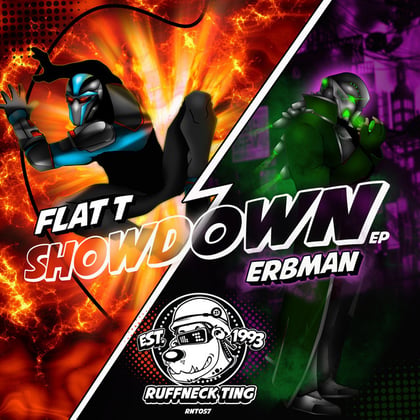 Showdown album by Erbman - Drum and Bass Cover Art