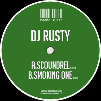 Scoundrel / Smoke one ( 2020 Revisited ) album by DJ Rusty - Drum and Bass Cover Art