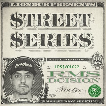 Liondub Street Series, Vol. 22 - Showtime album by RMS - Drum and Bass Cover Art
