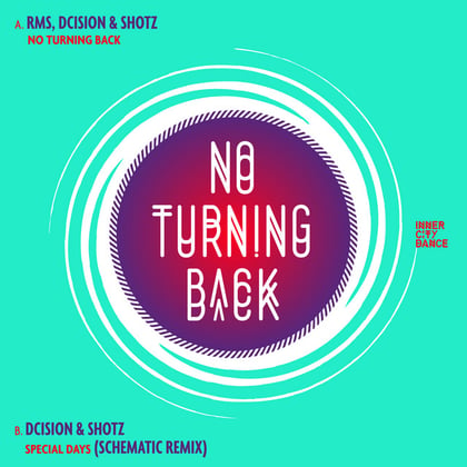 No Turning Back album by RMS - Drum and Bass Cover Art