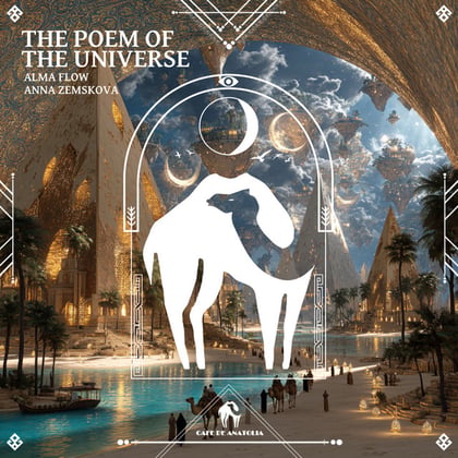 The Poem of the Universe album by Tengu, Alma Flow, Anna Zemskova & Cafe De Anatolia - Drum and Bass Cover Art