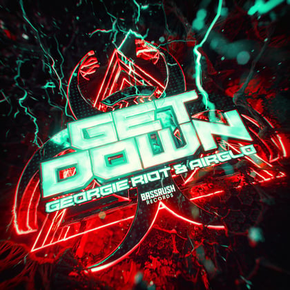 Get Down album by AIRGLO - Drum and Bass Cover Art