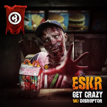 Get Crazy album by ESKR - Drum and Bass Cover Art