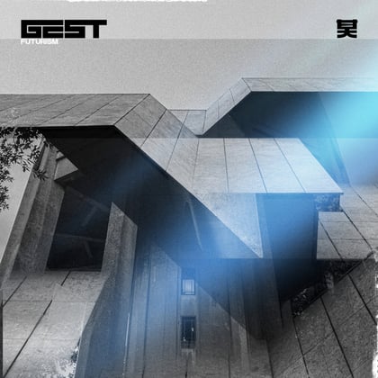 Futurism album by GEST - Drum and Bass Cover Art