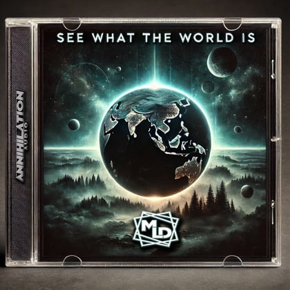 See What The World Is / Are You Mad VIP album by M.L.D - Drum and Bass Cover Art