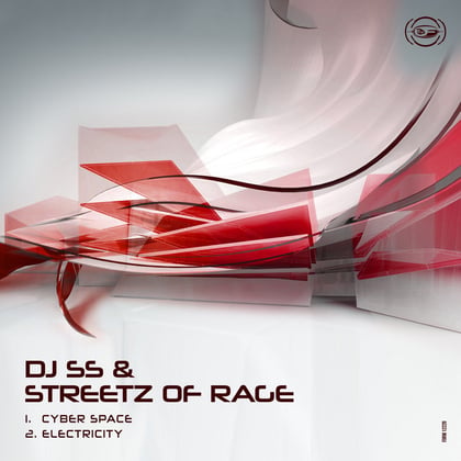 Cyber Space / Electricity album by Samurai Breaks, DJ SS & Streetz Of Rage - Drum and Bass Cover Art