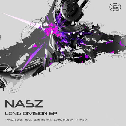 Long Division EP album by Nasz - Drum and Bass Cover Art