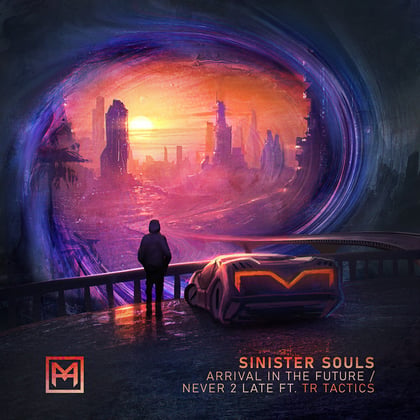 Arrival in the Future / Never 2 Late album by TR Tactics - Drum and Bass Cover Art