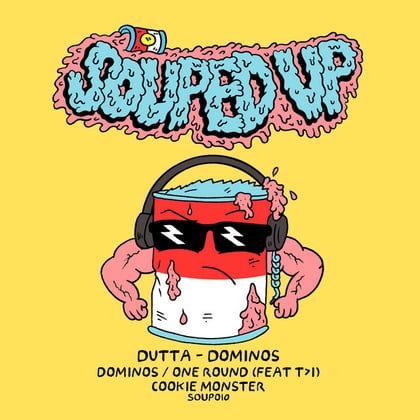 Dominos album by Decoder & Dutta - Drum and Bass Cover Art