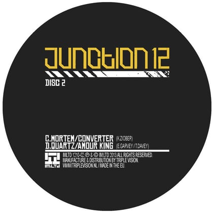Junction 12 Sampler 2 album by Mortem & Quartz - Drum and Bass Cover Art