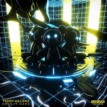 Drop It Hard album by Teddy Killerz - Drum and Bass Cover Art