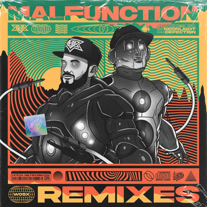 Malfunction (Remixes) album by Crissy Criss, Neonlight & FuntCase - Drum and Bass Cover Art
